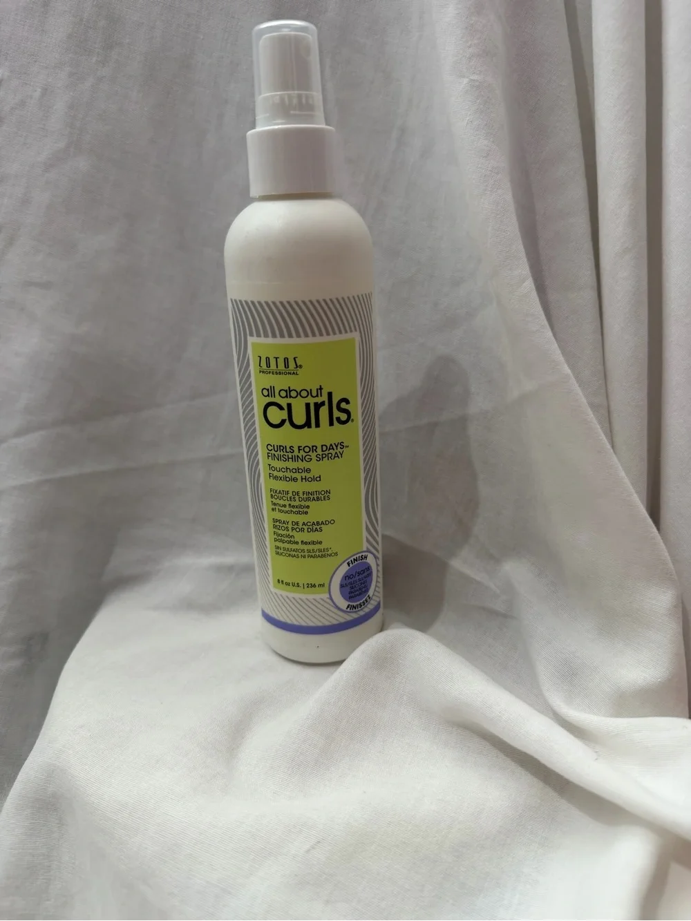 All About Curls Curls for Days Finishing Spray - White